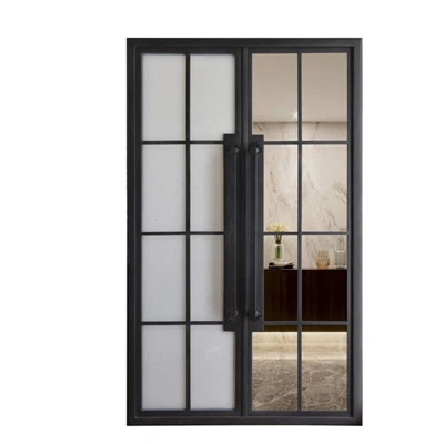 Porta de ferro forjado de entrada de impacto de furacão para venda